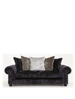 Laurence Llewelyn-Bowen Scarpa 3-Seater Fabric Sofa
